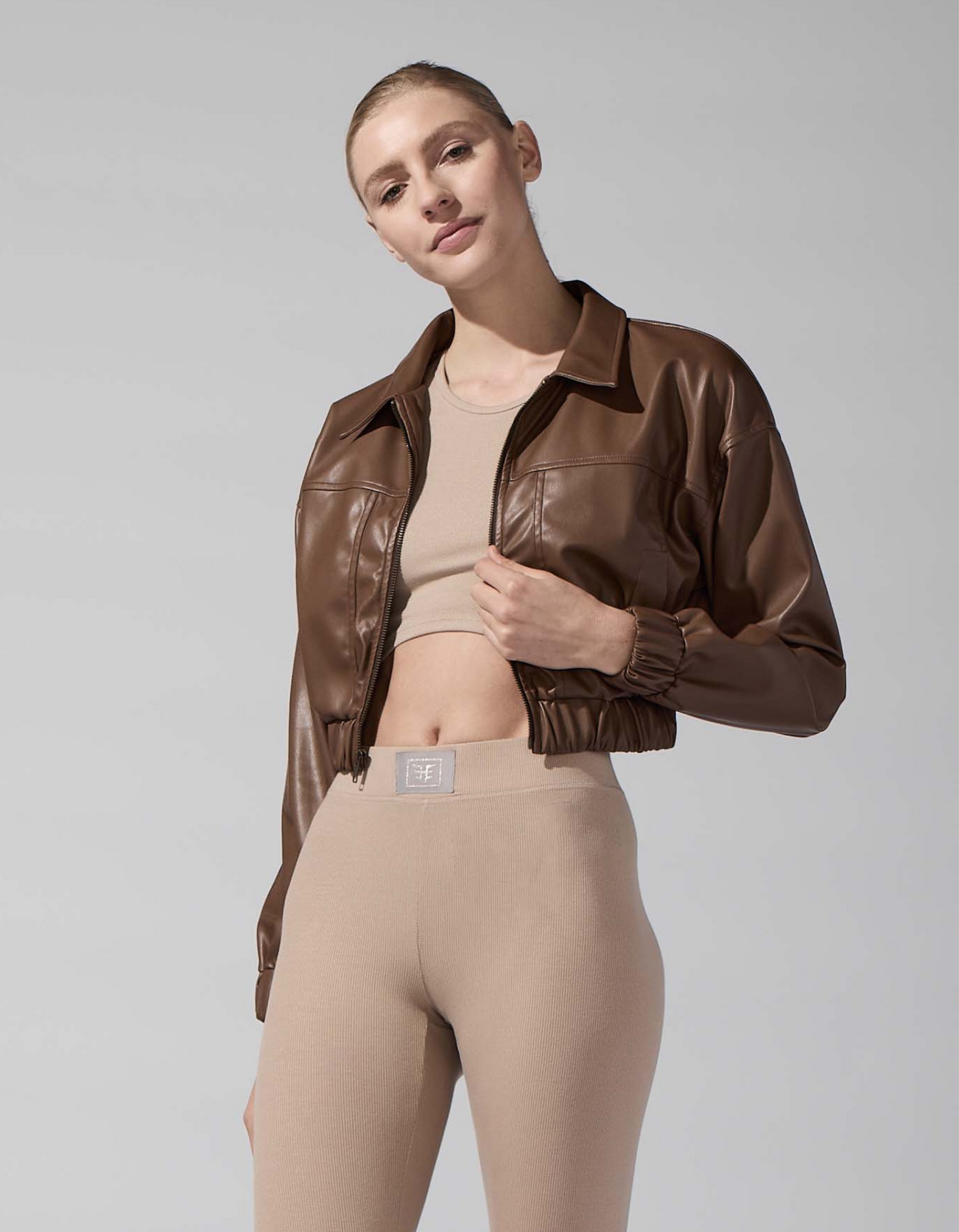 Harlow Jacket [Oak LEATHER]