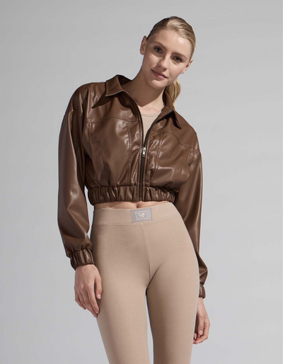 Harlow Jacket [Oak LEATHER]