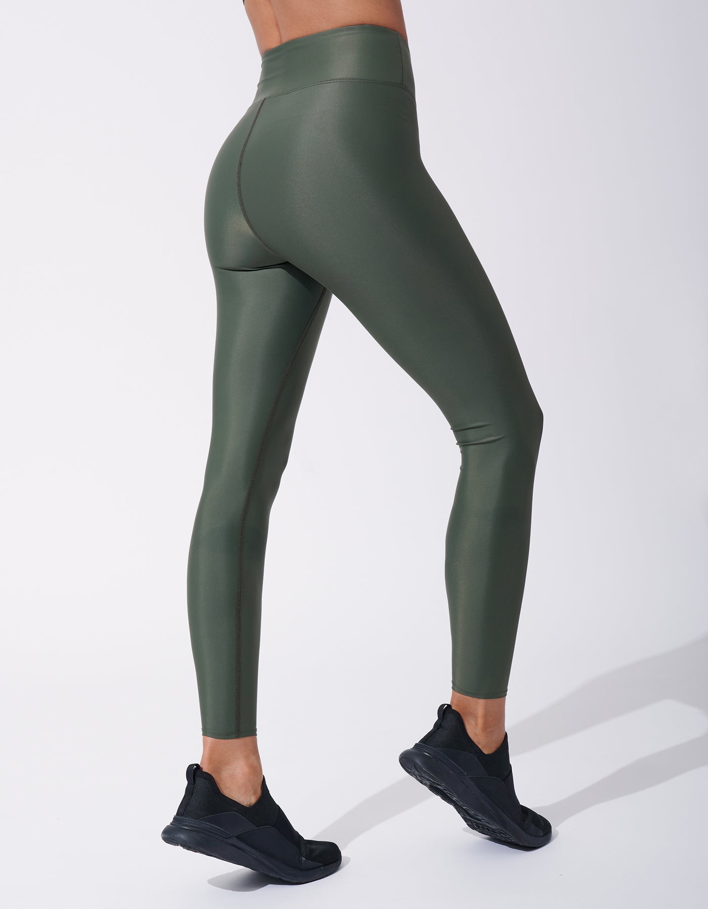 Astoria LUXE METALLIC Series Legging - Army Green